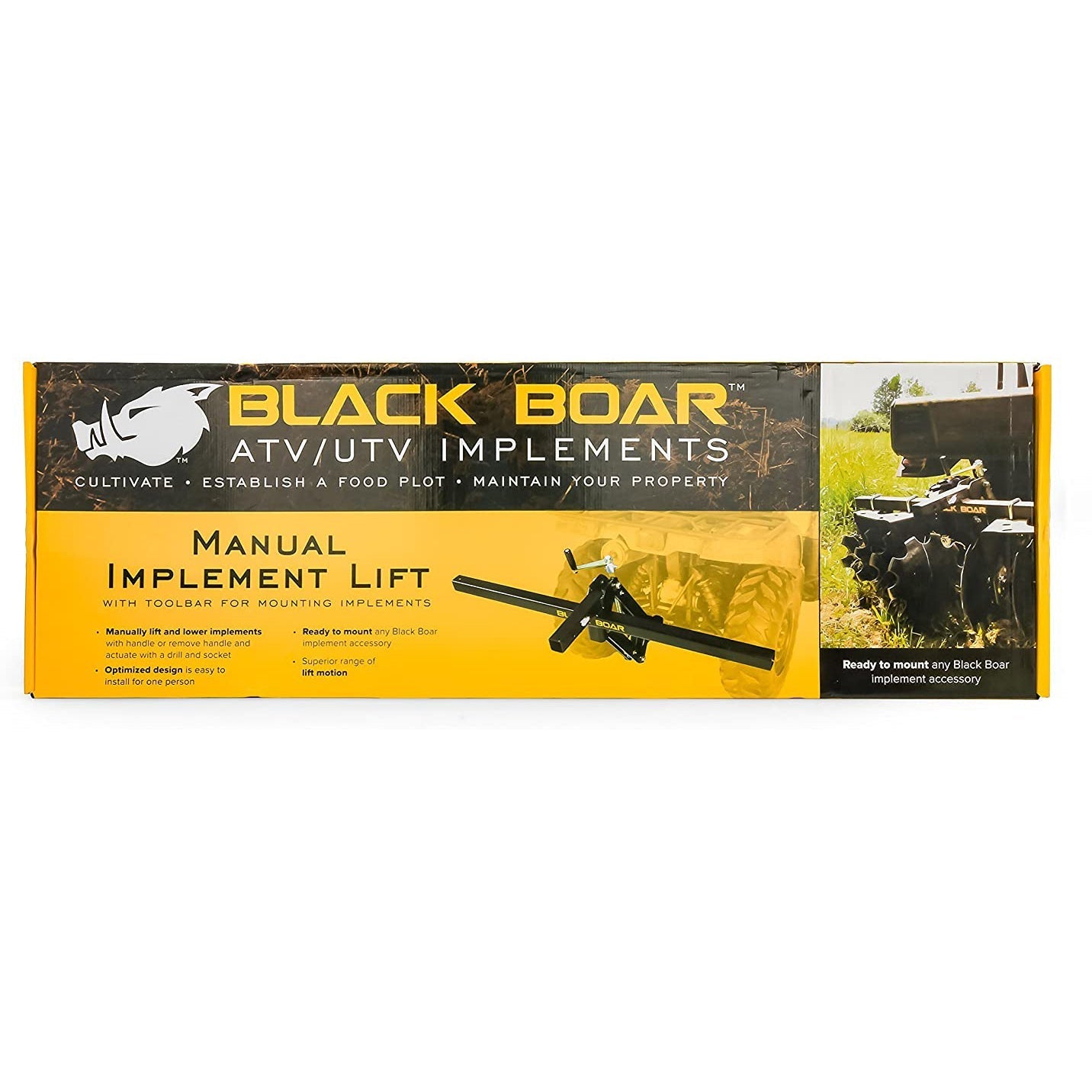 Camco Black Boar ATV/UTV Implement Strong Outside Vehicle Manual Lift Attachment - Find Fresh Goods