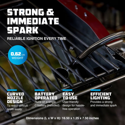 Camco Olympian GM12 Continuous Ignition 13 Inch Multi Sparker with Curved Nozzle - Find Fresh Goods