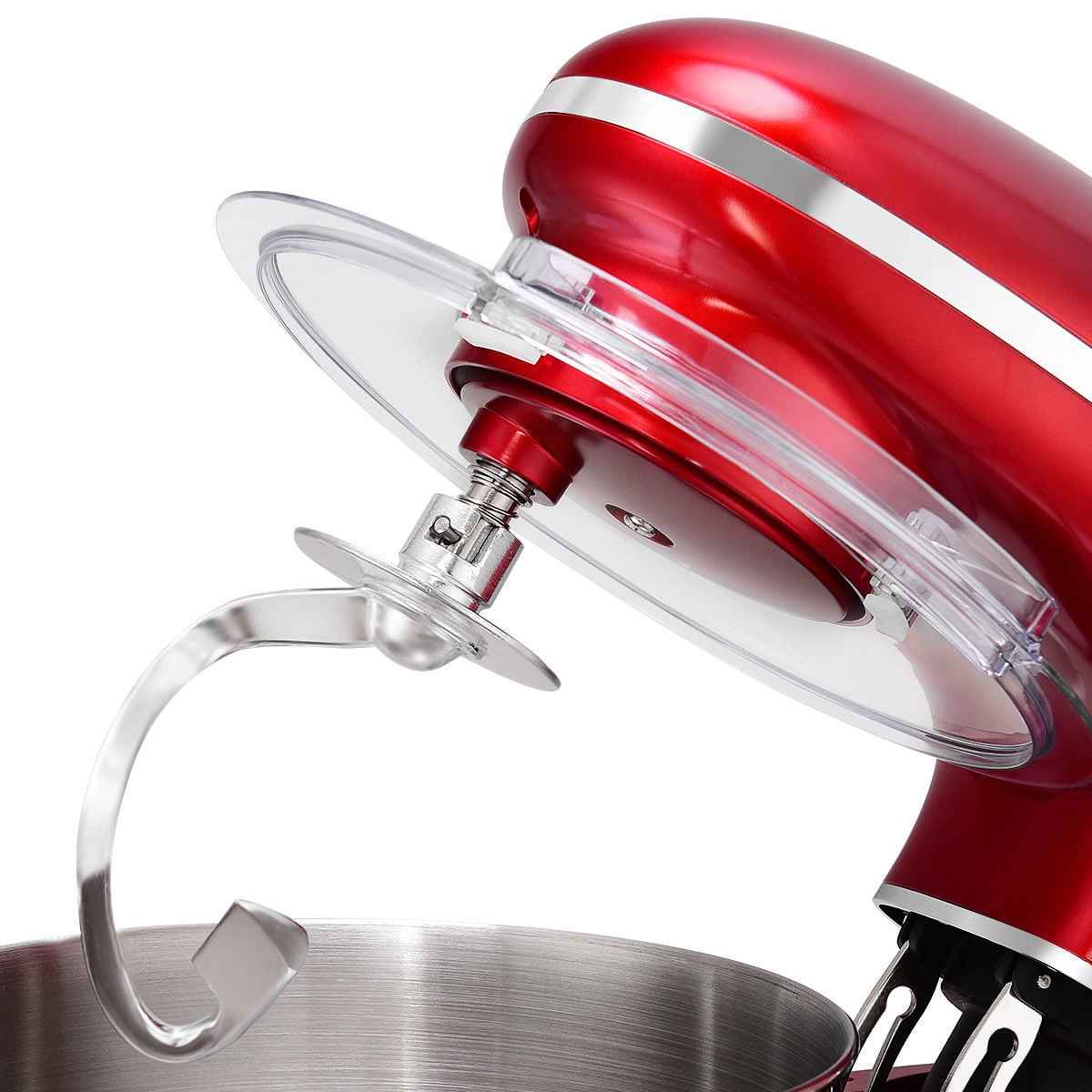 Costway Electric Food Stand Mixer 6 Speed 6.3Qt 660W Tilt-Head Stainless Steel Bowl