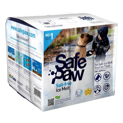 Safe Paw Pet Friendly Concrete Safe Salt Free Ice Melt, 22 Lbs (2 Pack)