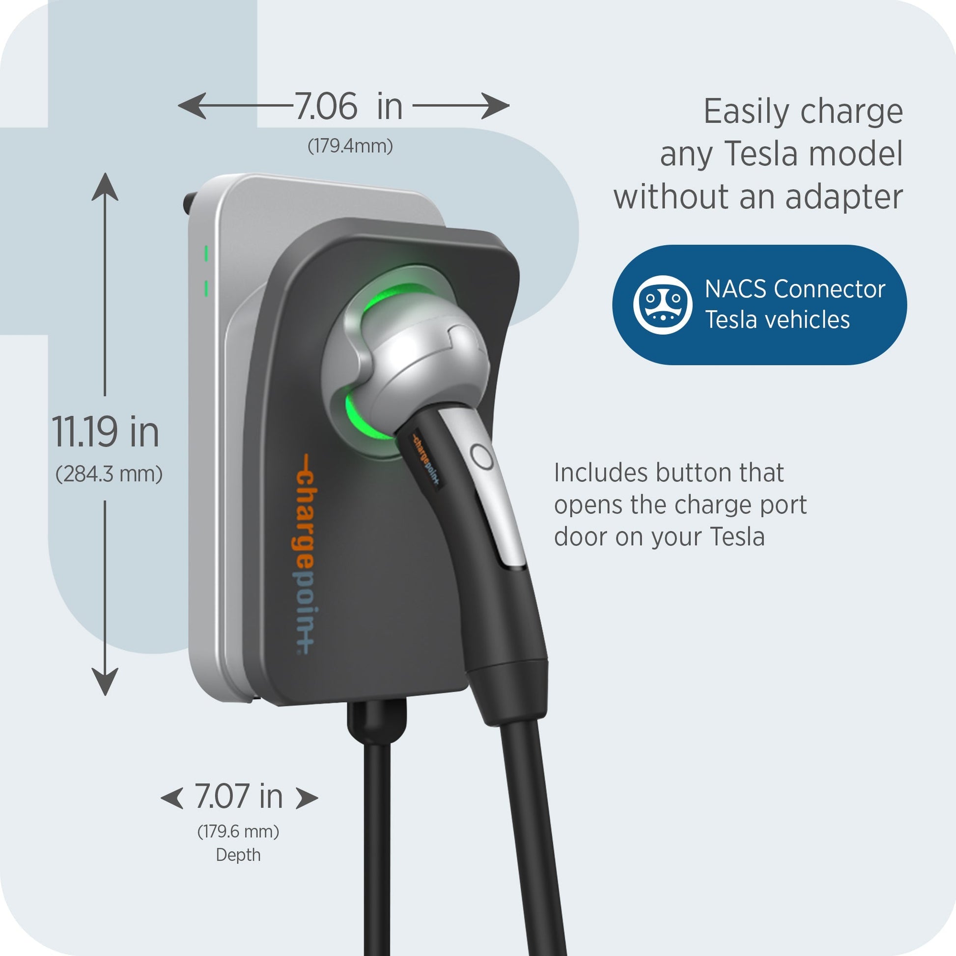 ChargePoint Home Flex Level 2 EV Charger NACS, Hardwired EV Fast Charge Station - Find Fresh Goods