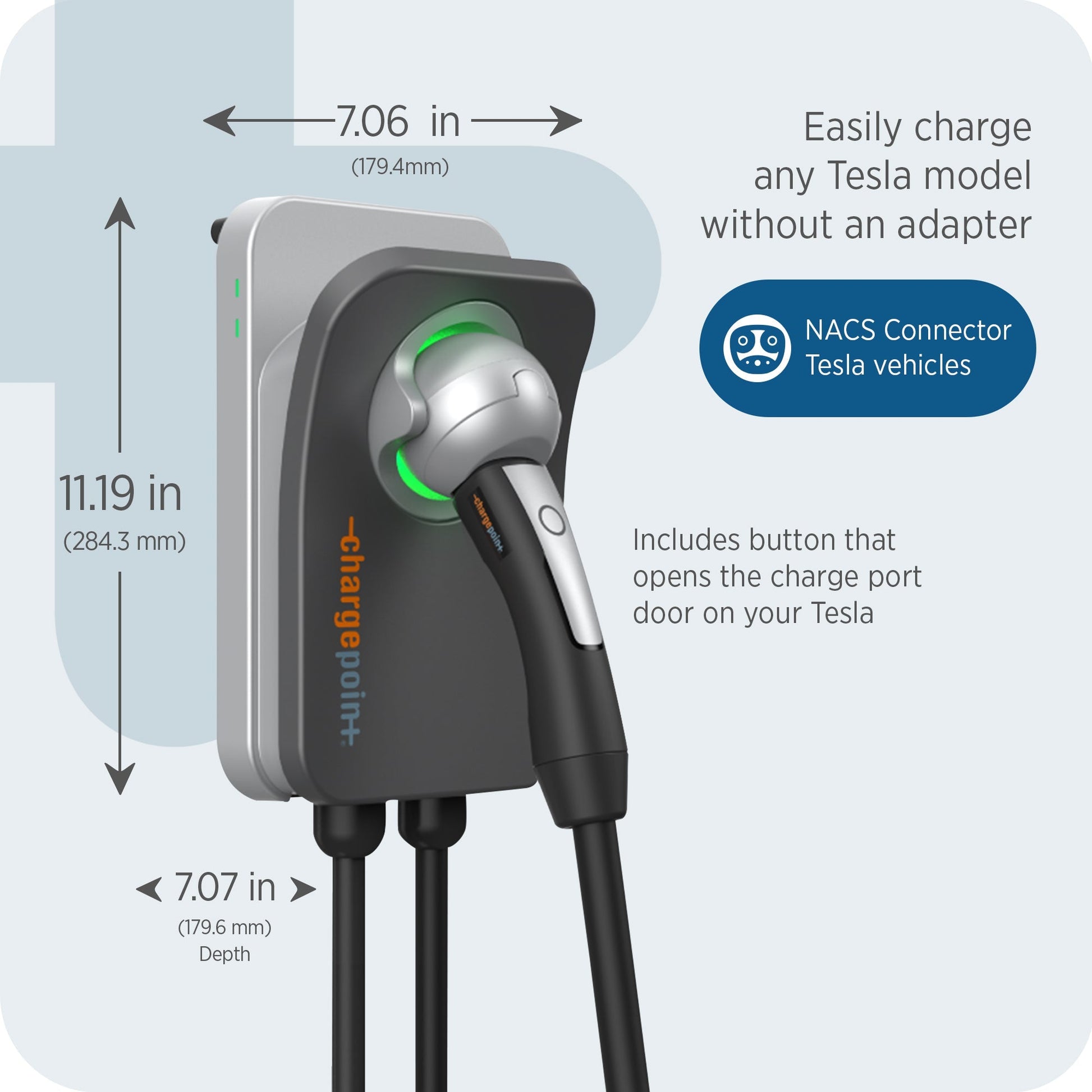 ChargePoint Home Flex Level 2 EV Charger NACS, NEMA 14-50 Outlet Charge Station - Find Fresh Goods