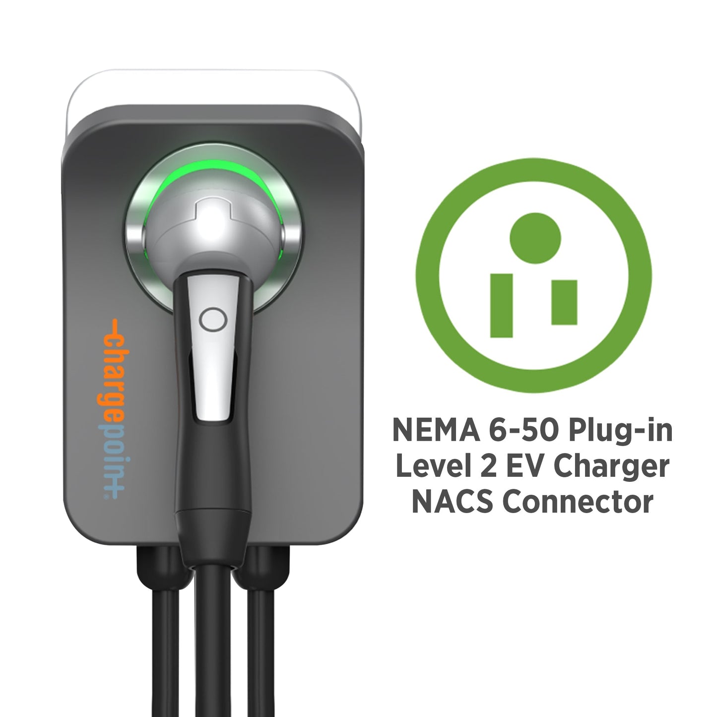 ChargePoint Home Flex Level 2 EV Charger NACS, NEMA 6-50 Outlet Charge Station - Find Fresh Goods