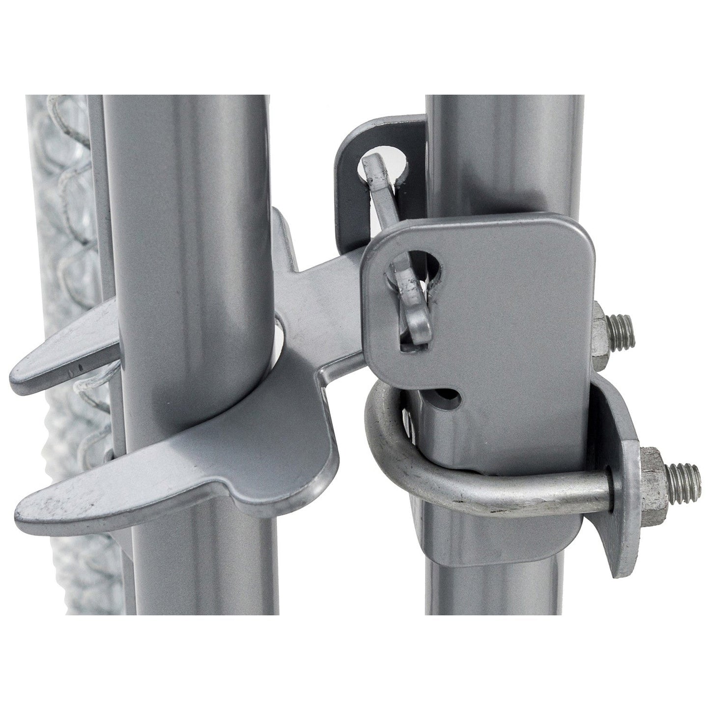 Lucky Dog 5 x 5 x 4 Foot Heavy Duty Outdoor Chain Link Dog Kennel (2 Pack)