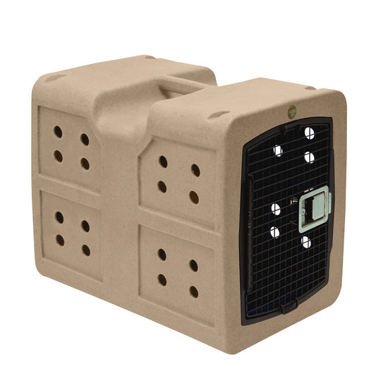 Dakota283 G3 High-Security Polyethylene Framed Door Kennel, Medium, Coyote Tan