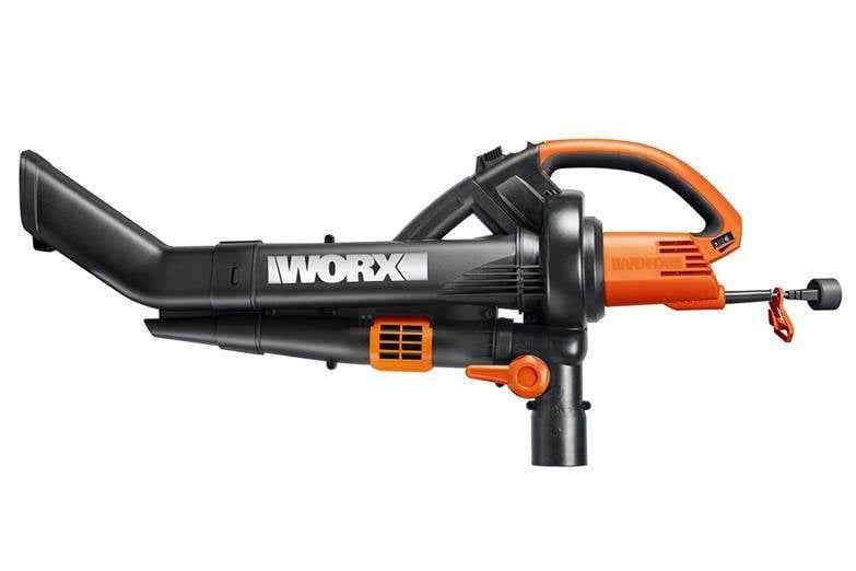 WORX WG509 Corded Electric TriVac Blower/Mulcher/Vacuum & Impellar Bag and Strap