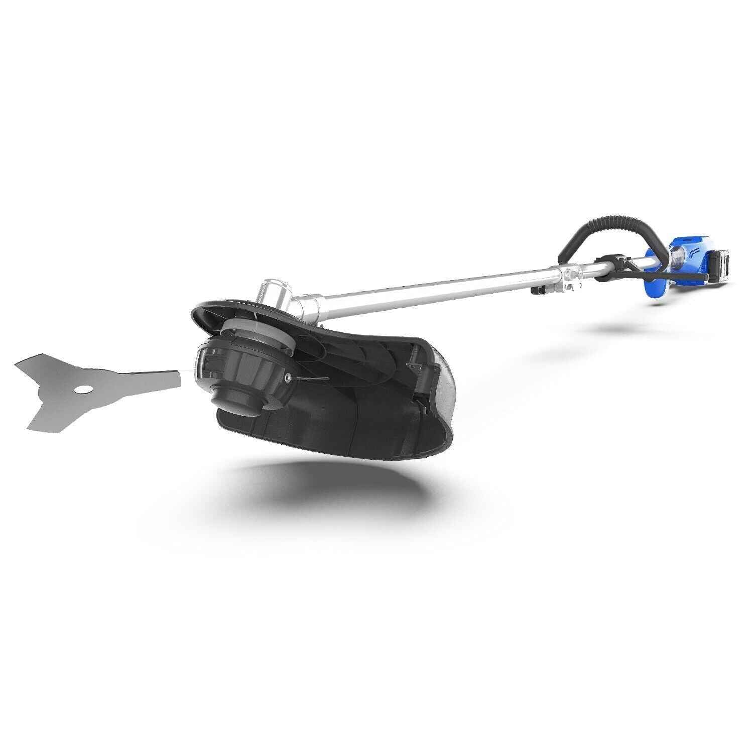 WILD BADGER 40V 4-in-1 Multi-Tool Kit: Weed Wacker, Pole Saw, Hedge Trimmer, Brush Cutter 2*20V 4Ah Batteries & Charger