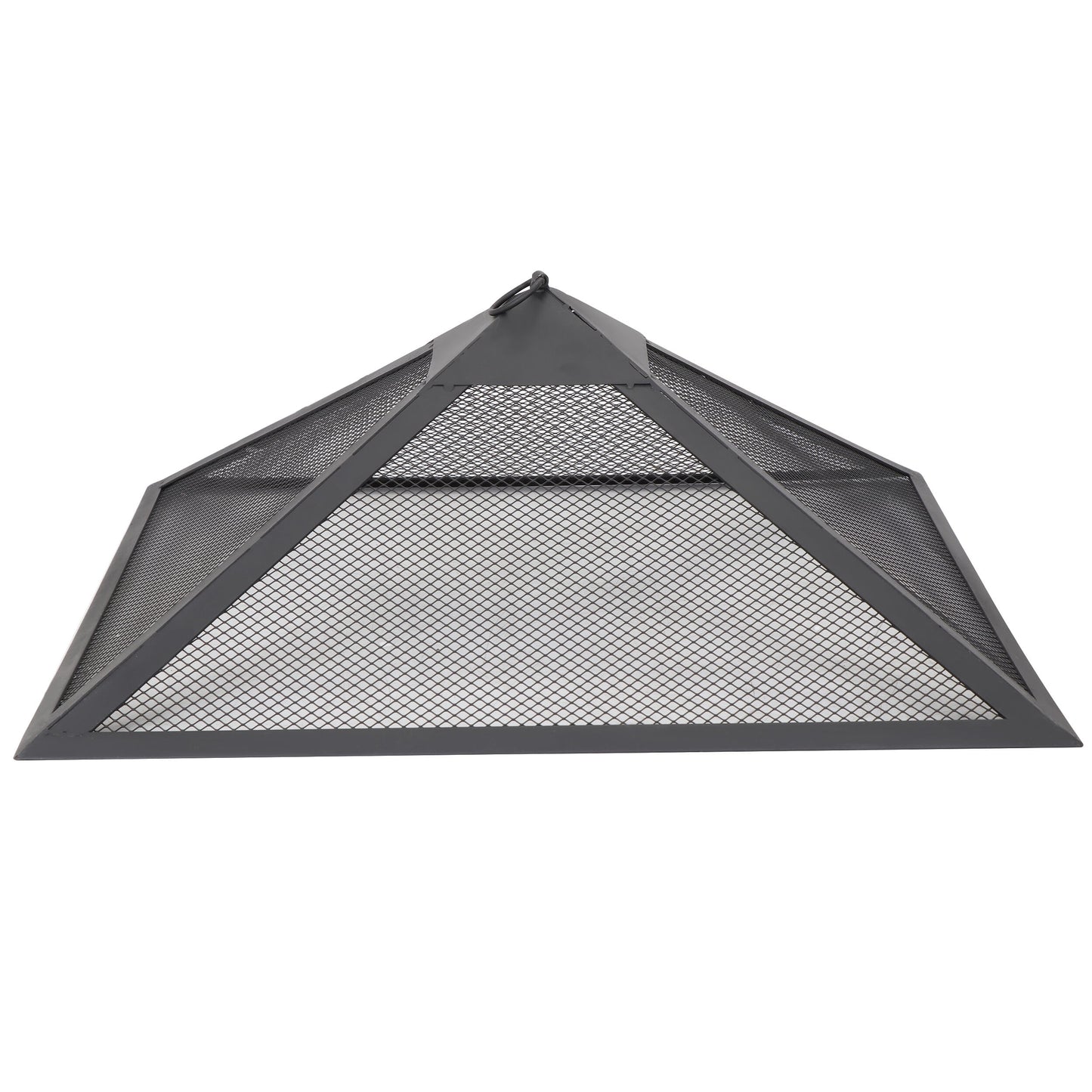 SuperDeal Patio Yard Fire Pits Wood Burning Outdoor Fireplace W/Rain Cover & Poker