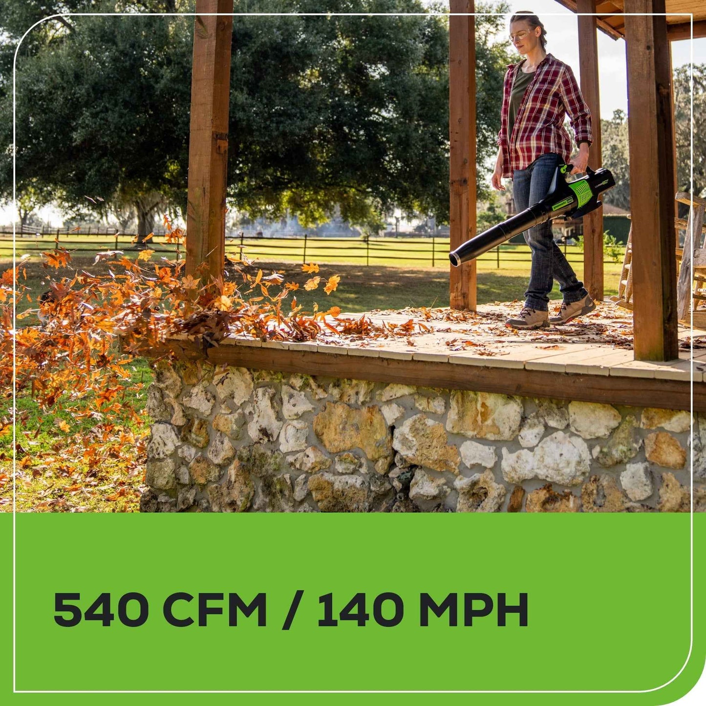 Greenworks 60V 13" String Trimmer, 140 MPH 540 CFM Leaf Blower Combo + 4Ah Battery & Charger 1303302