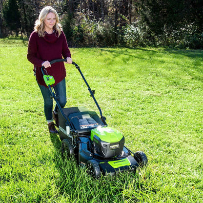 Greenworks 40V 20" Brushless Push Lawn Mower with 4.0 Ah Battery & Quick Charger 2516302VT