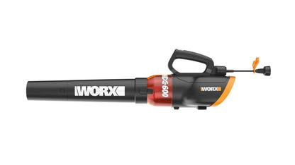 Worx WG520 Turbine600 20V 600 CFM Electric Handheld Corded Leaf Blower