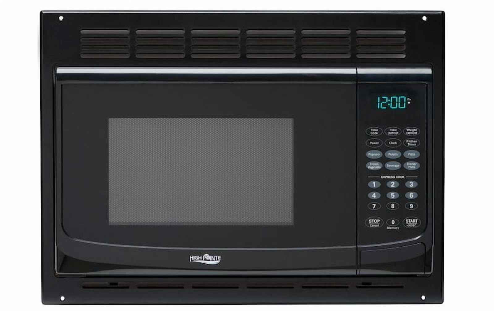 LaSalle Bristol High Pointe 1 Cubic Foot, 900 Watt RV Microwave Oven - Black (Part #520EM925AWWB)
