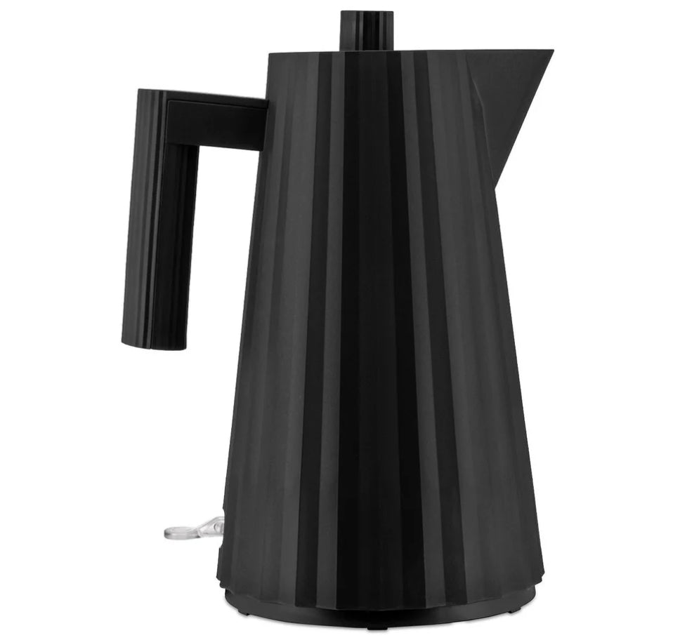 Alessi Plisse Electric Kettle – Black– 1 Quart