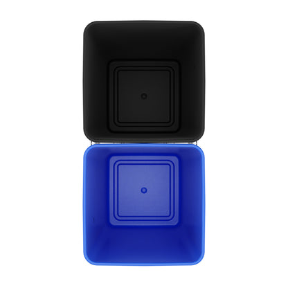 Rev-A-Shelf Double Pullout Trash Can 27 qt. for Kitchen, RV-15KD-2218C-S