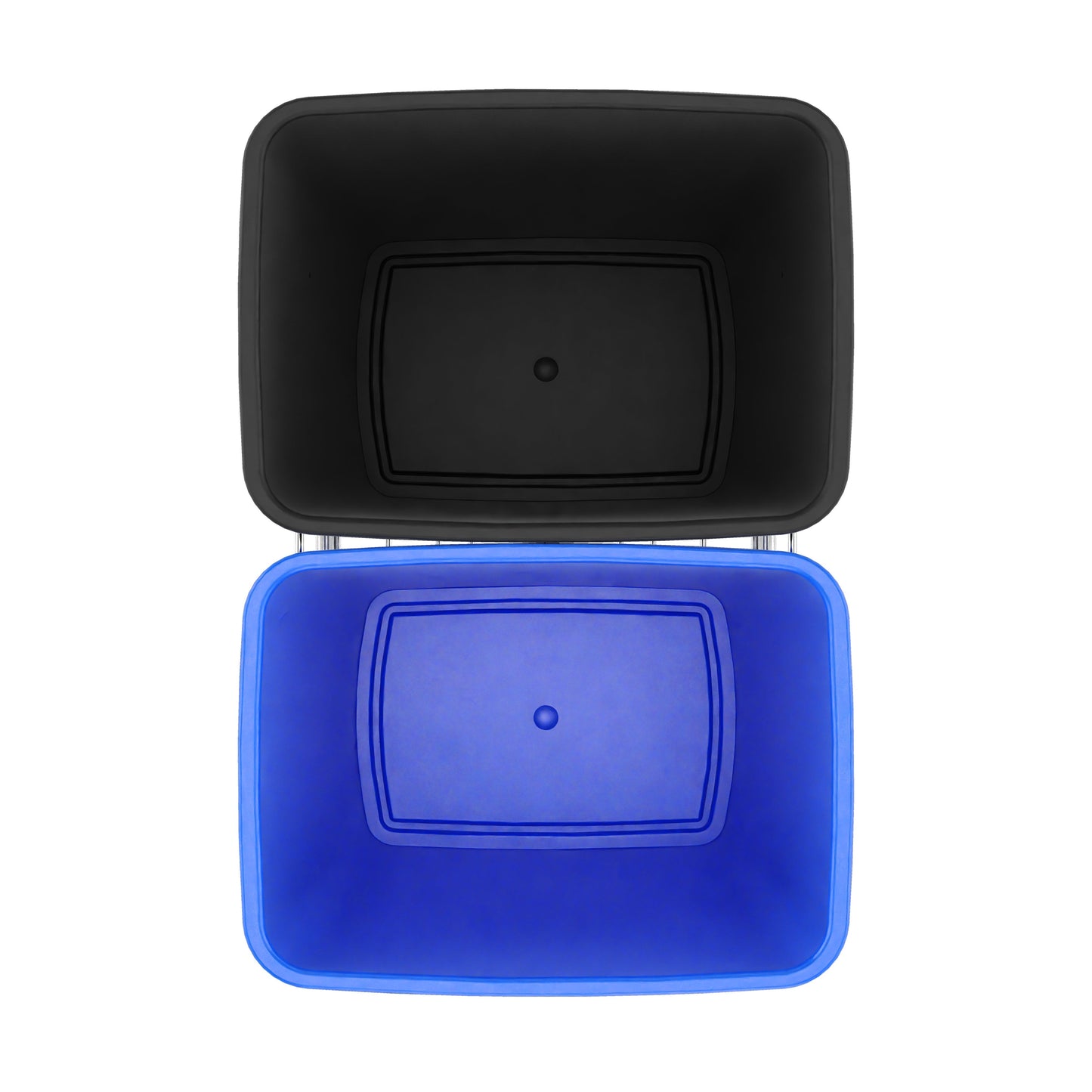 Rev-A-Shelf Double Pullout Trash Can 35 qt. for Kitchen, RV-18KD-2218C-S