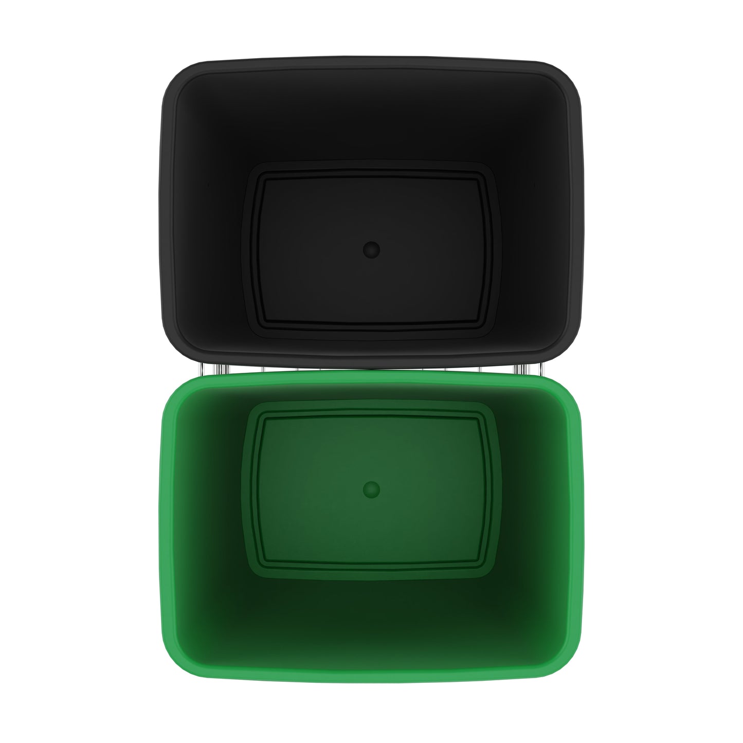 Rev-A-Shelf Double Pullout Trash Can 35 qt. for Kitchen, RV-18KD-1918C-S