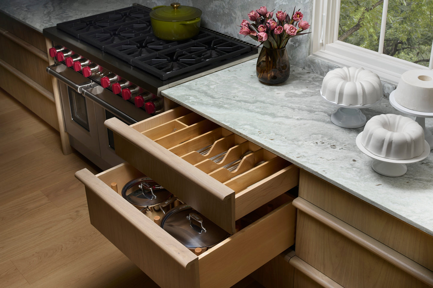 Rev-A-Shelf Trim to Fit Shallow Drawer Organizer, 33.13" x 22", 4WUTCT-36-1