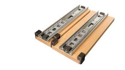 Rev-A-Shelf 5" Pullout Organizer for Cabinets, 2 Tier Upright Shelf, 5WU2-5W1-1