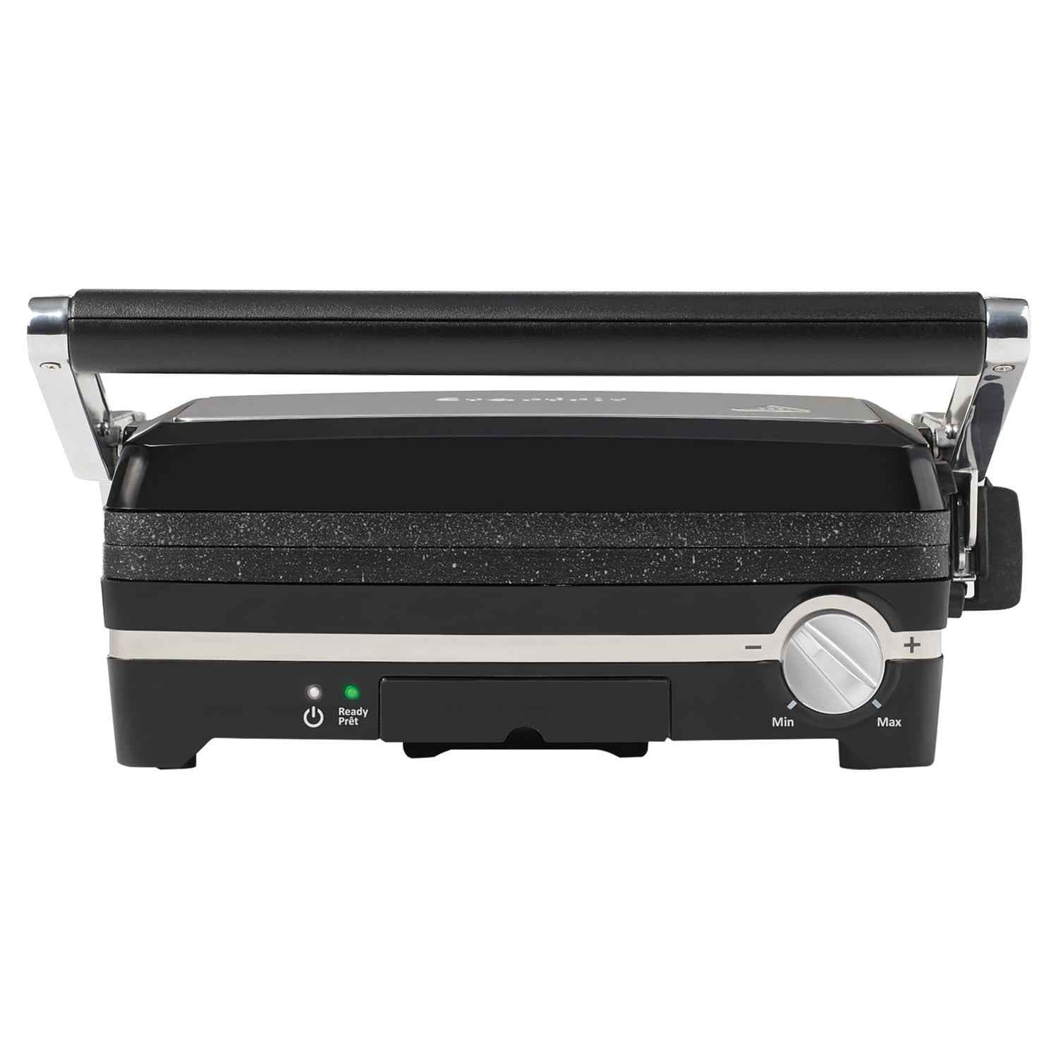 Starfrit 024505-002-0000 The Rock 1,500-Watt Panini Maker with Reversible Plates
