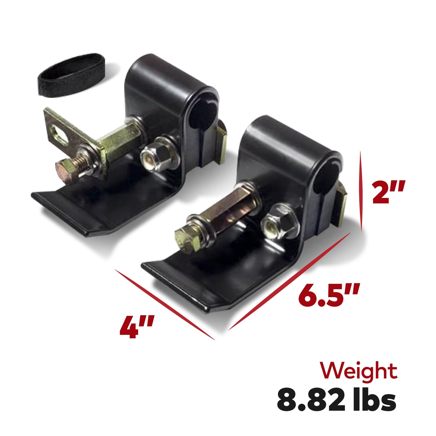 Yakima Hi-Lift Jack Bracket Secures One Hi-Lift Jack For Any Warrior Basket, Red - Find Fresh Goods