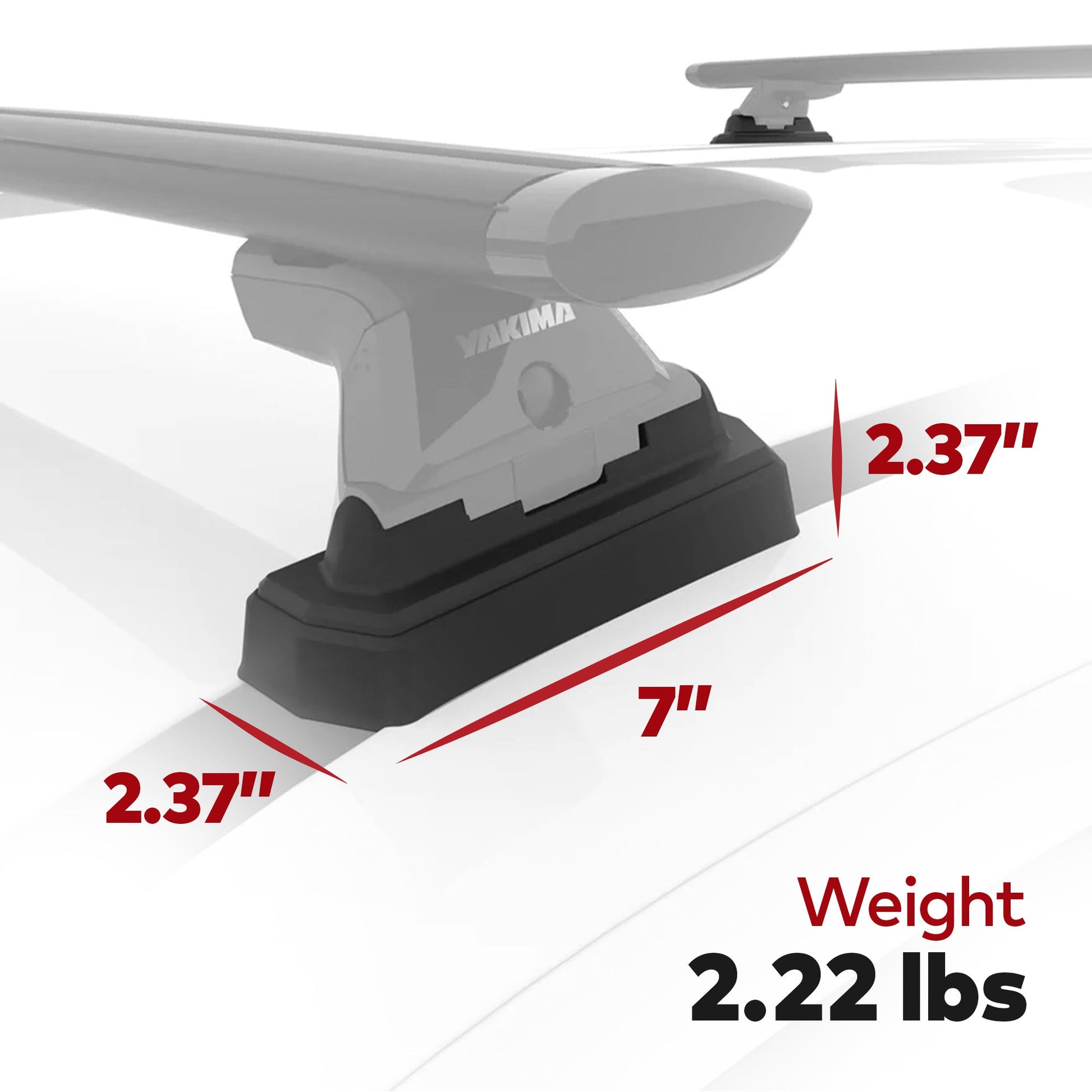 YAKIMA Landing Pad Fixed Point Tower Installation for Naked Rooftops, Set of 4 - Find Fresh Goods