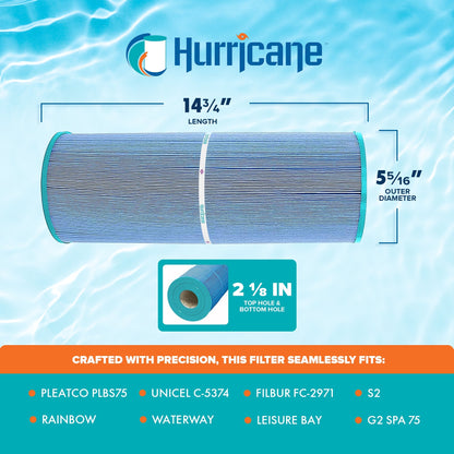Hurricane HF5374-01M Elite Aseptic Pool and Spa Filter Cartridge Replacement