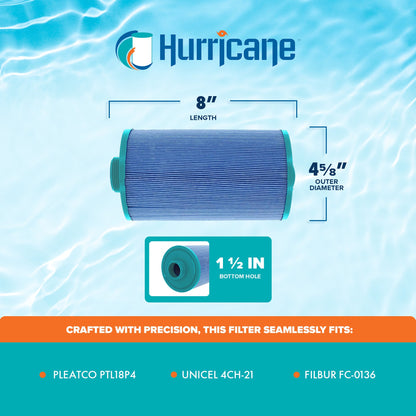Hurricane HF4H21-01M Elite Aseptic Pool and Spa Filter Cartridge Replacement