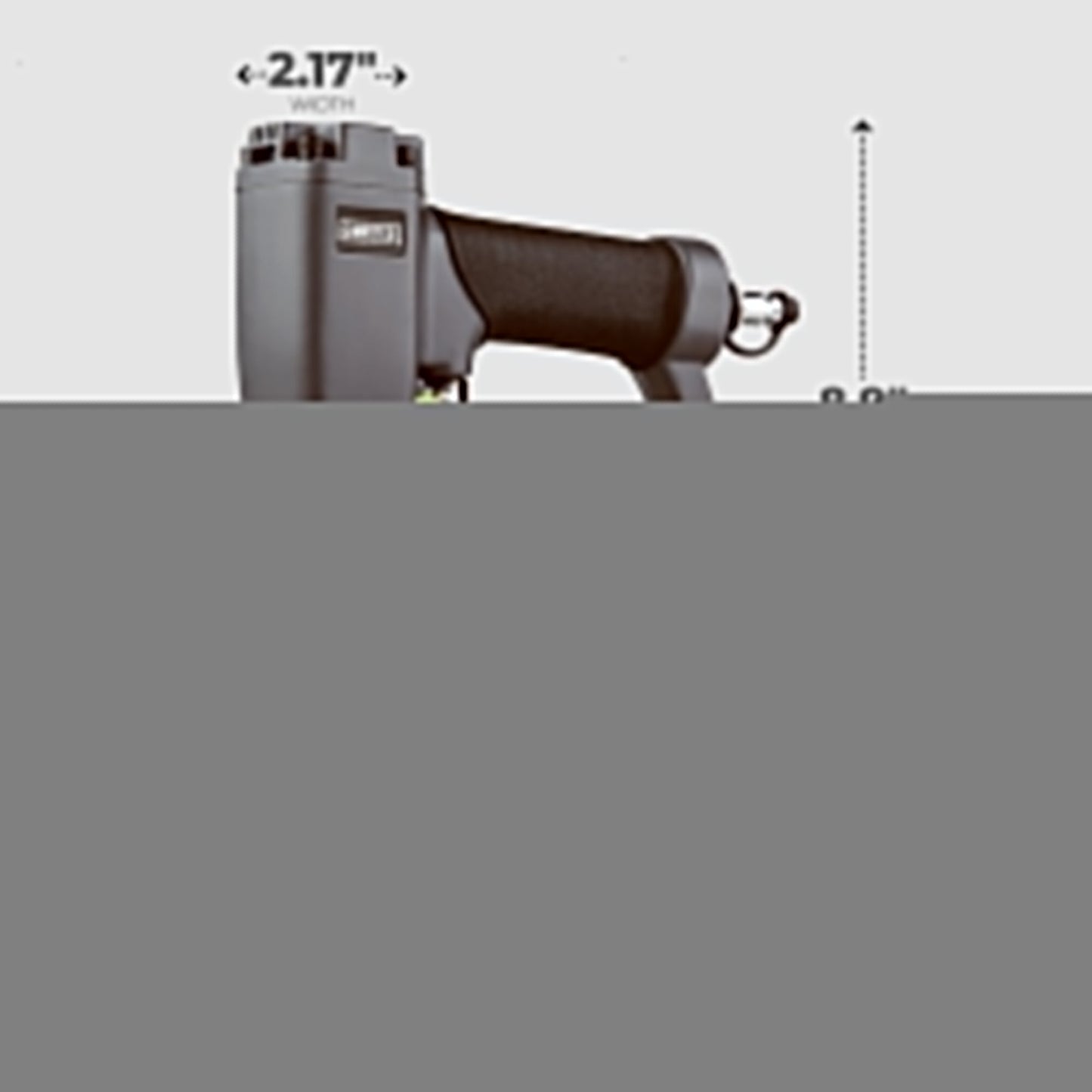 Master Mechanic Headless Micro Pin Nailer, Pneumatic 23 Gauge Hand Tool Set