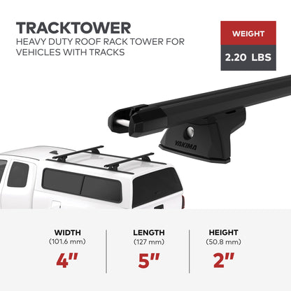 Yakima TrackTower Heavy Duty Roof Rack Tower for Vehicles with Tracks, Pack of 4 - Find Fresh Goods