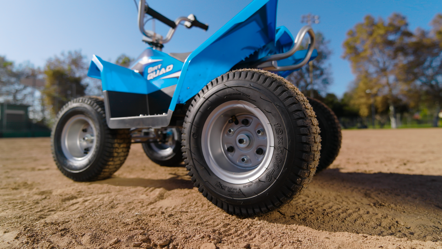 Razor Kids Electric Off Road Mini Dirt Quad Bike 4 Wheeler ATV 24 Volt, Blue
