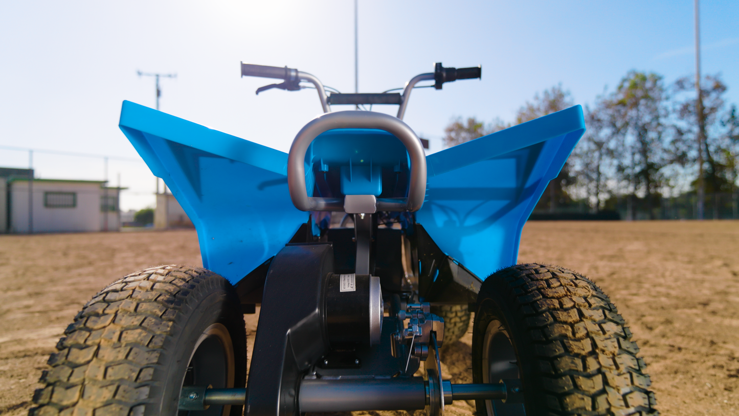 Razor Kids Electric Off Road Mini Dirt Quad Bike 4 Wheeler ATV 24 Volt, Blue