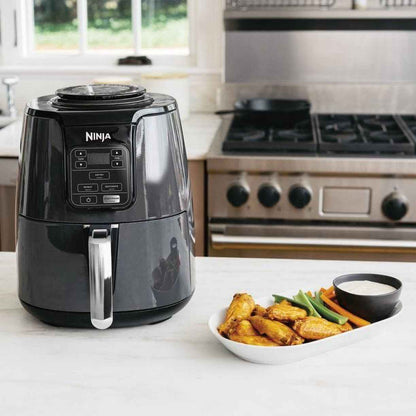 Ninja AF100WM Air Fryer, Black/Gray, 4 Qt