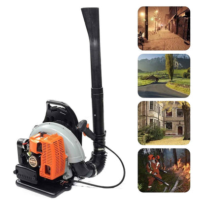 Aiqidi 6800 RPM at 79 Gal/S 63cc Gas Powered Backpack Leaf Blower, Adjustable Speed
