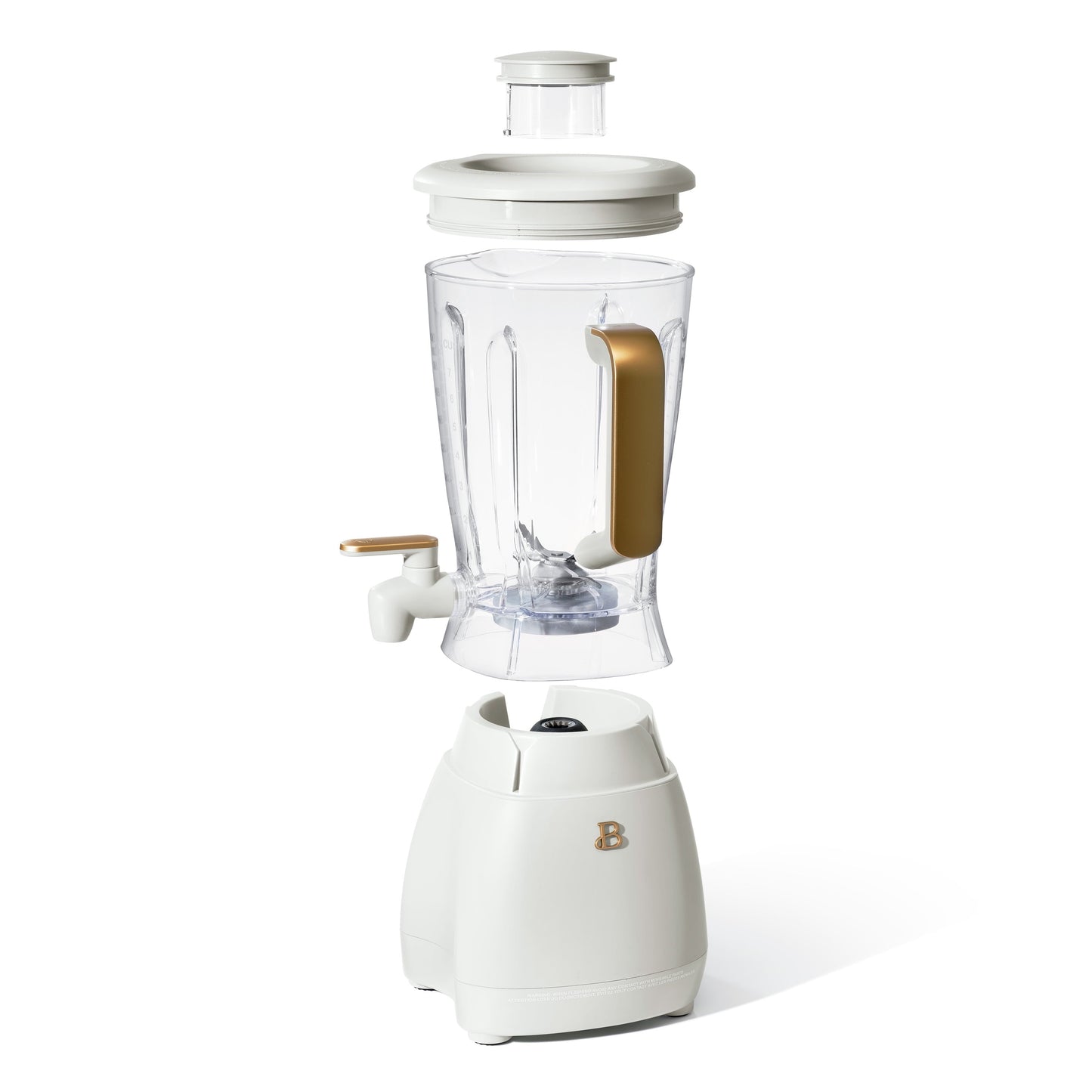 Beautiful Slush Crush 60 oz 4-Speed Frozen Drink Maker, White Icing by Drew Barrymore