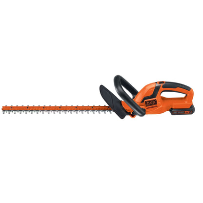 BLACK+DECKER 20V Cordless Hedge Trimmer, 22-Inch, 1.5Ah, Battery and Charger Included