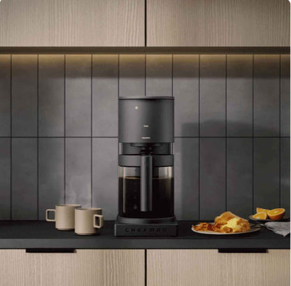 Chefman Caffeinator Drip 14-Cup Programmable Coffee Maker, Black