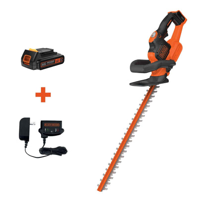 BLACK+DECKER 20V MAX* Lithium 22 In. Powercut Hedge Trimmer, (LHT321)