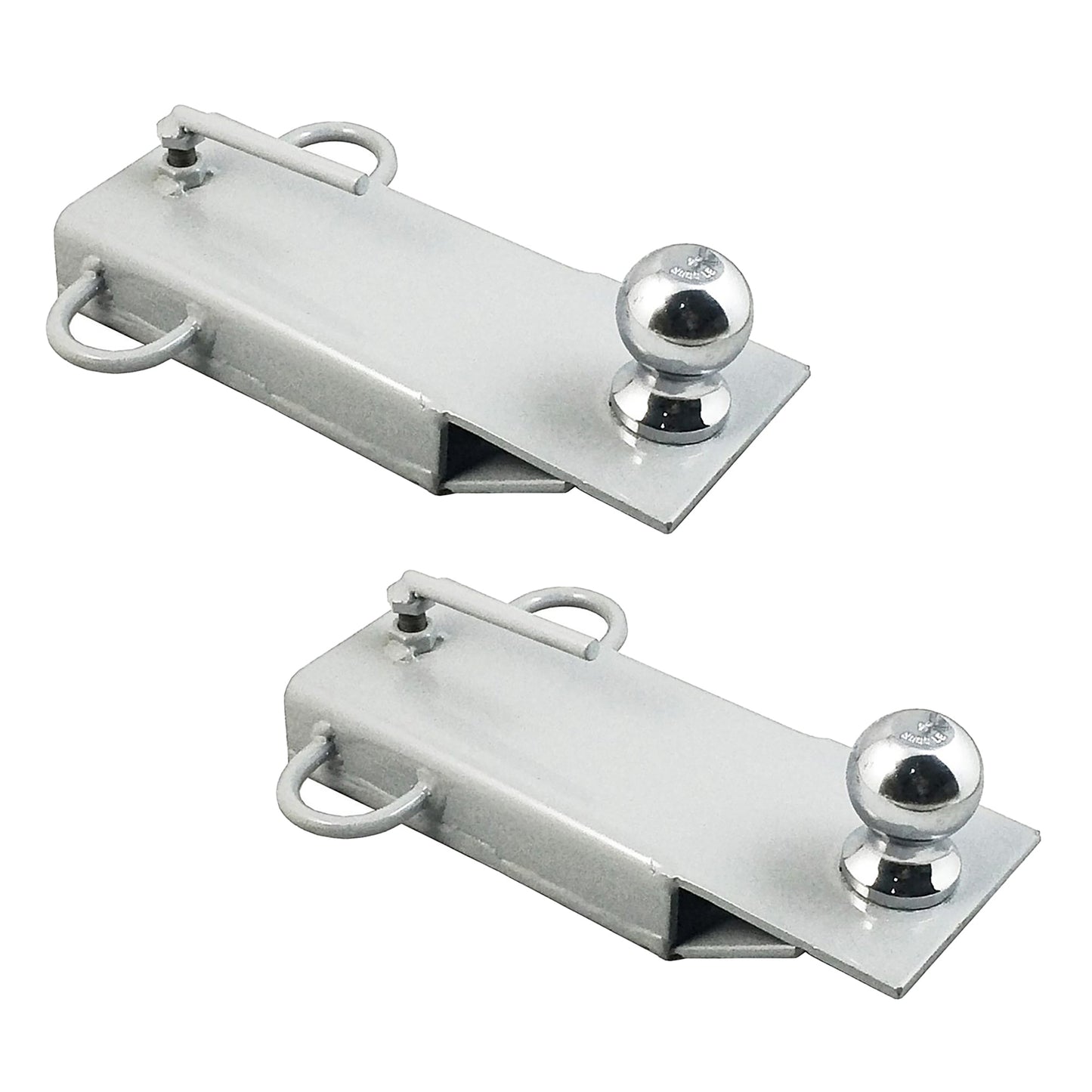 Field Tuff FTF-01FBMA 4in Ball Mount Hitch Adapter Fork Attachment (2 Pack) - Find Fresh Goods