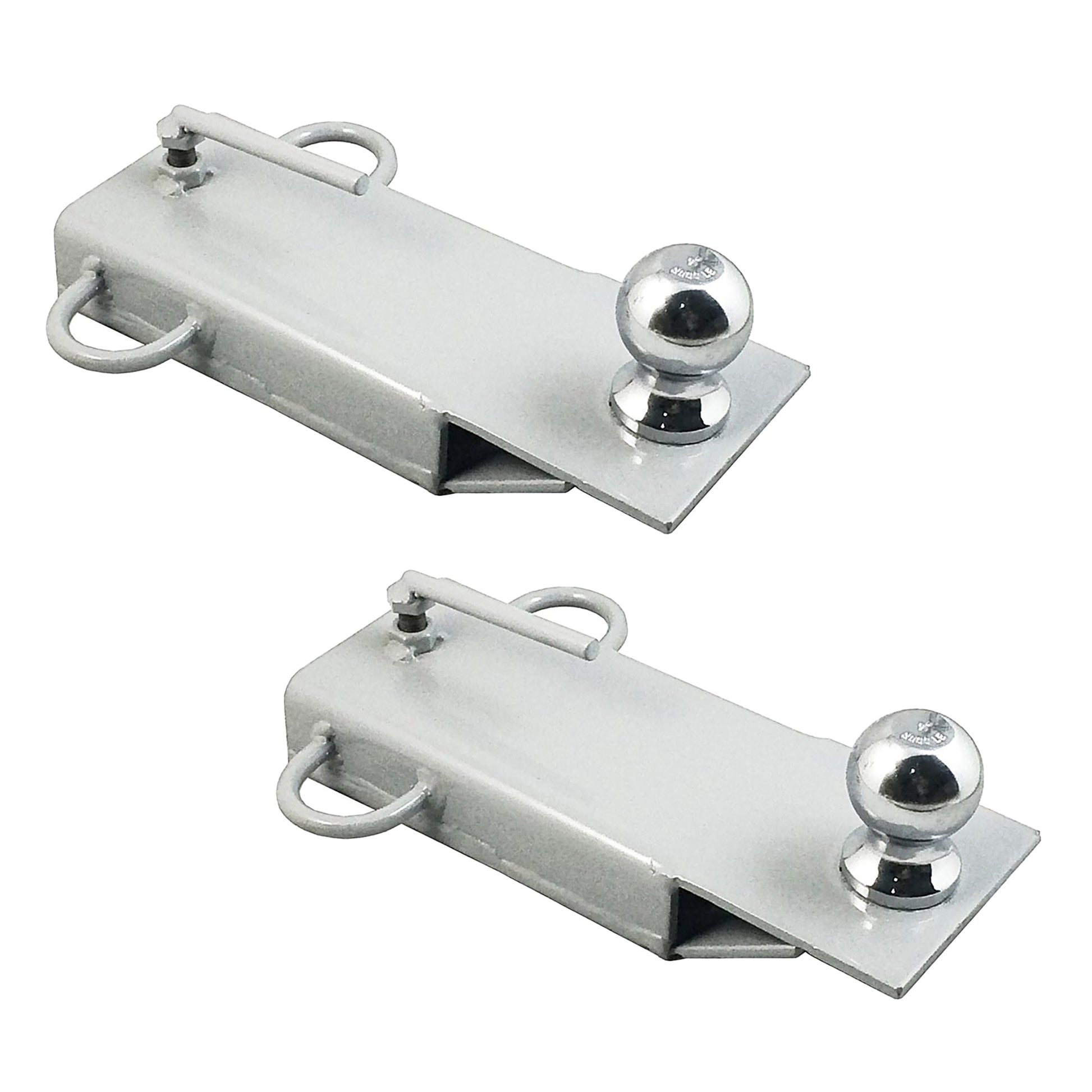 Field Tuff FTF-01FBMA 4in Ball Mount Hitch Adapter Fork Attachment (2 Pack) - Find Fresh Goods