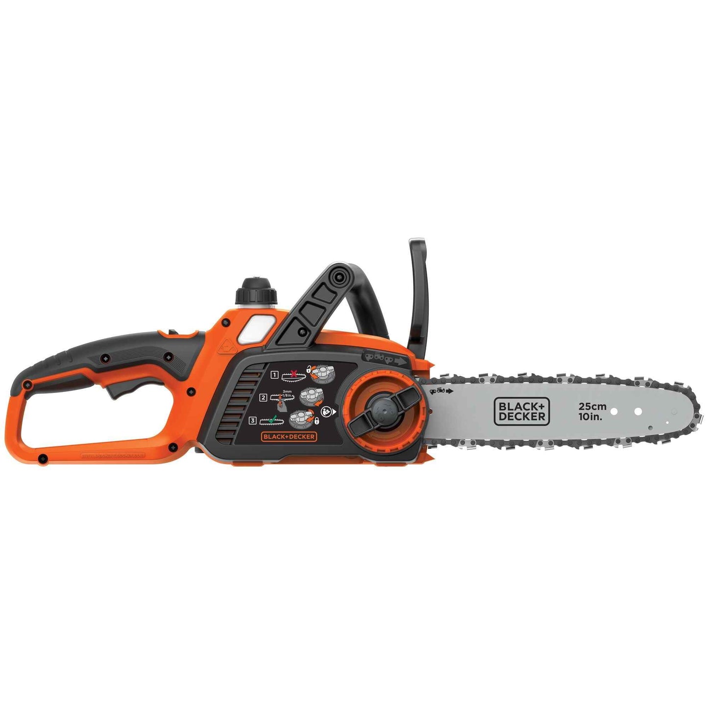 BLACK+DECKER 20V MAX Cordless Chainsaw, 10-Inch, 2Ah, Battery and Charger Included