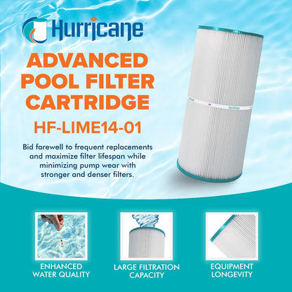 Hurricane Spa Filter Cartridge for Filbur FC-3921 and Limelight Tub, 3 Pack