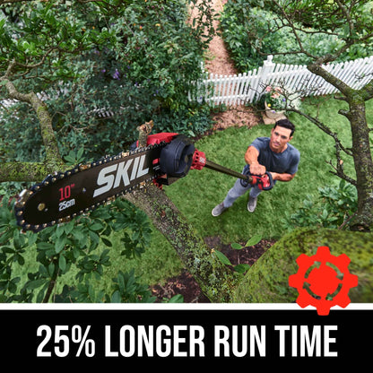 SKIL PS4561C-10  PWR CORE Brushless 40V  10-inch Pole Saw, 10 Foot Extension, 2.5Ah Battery and Charger