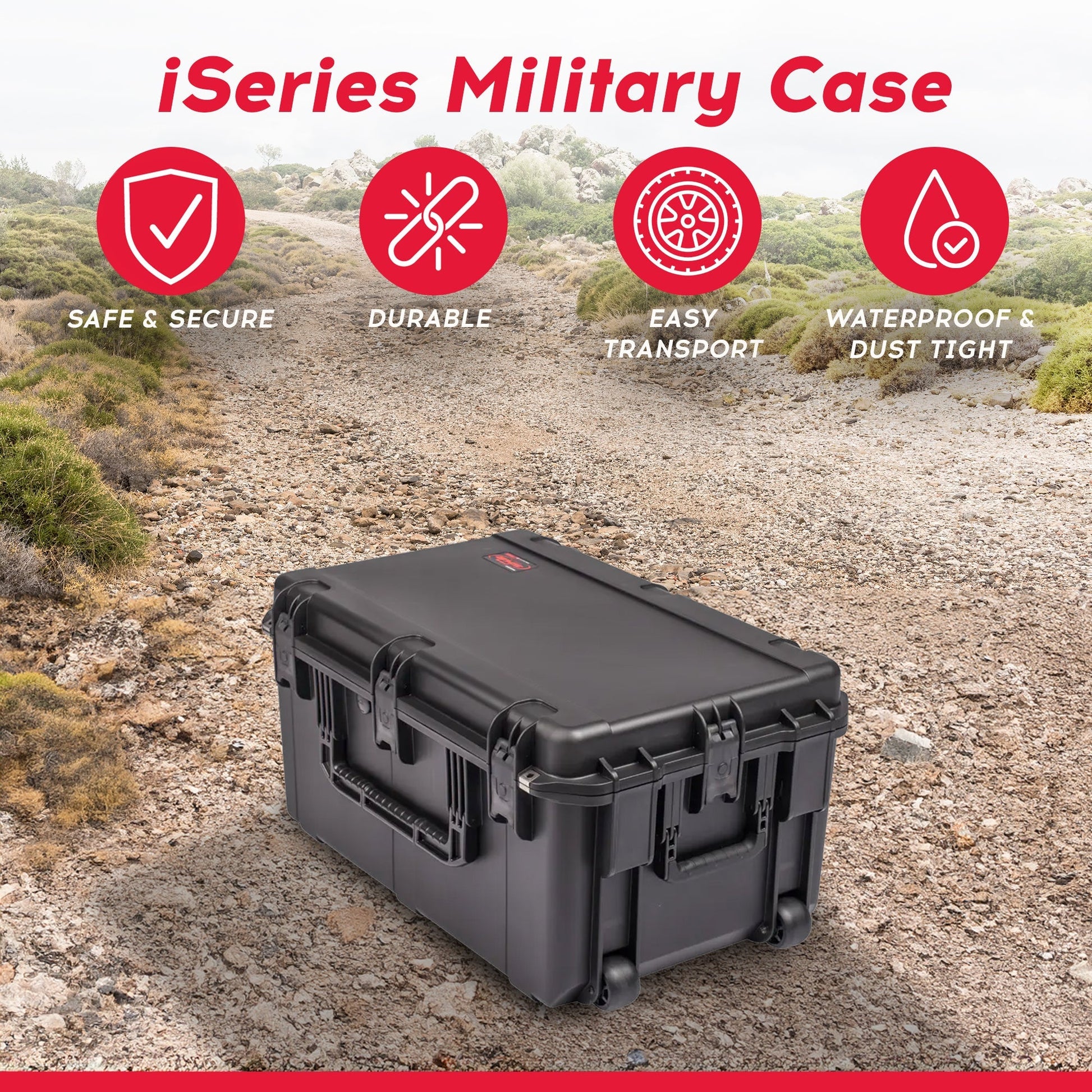 SKB Cases iSeries 291814 Waterproof UV Resistant Utility Military Case, Black - Find Fresh Goods