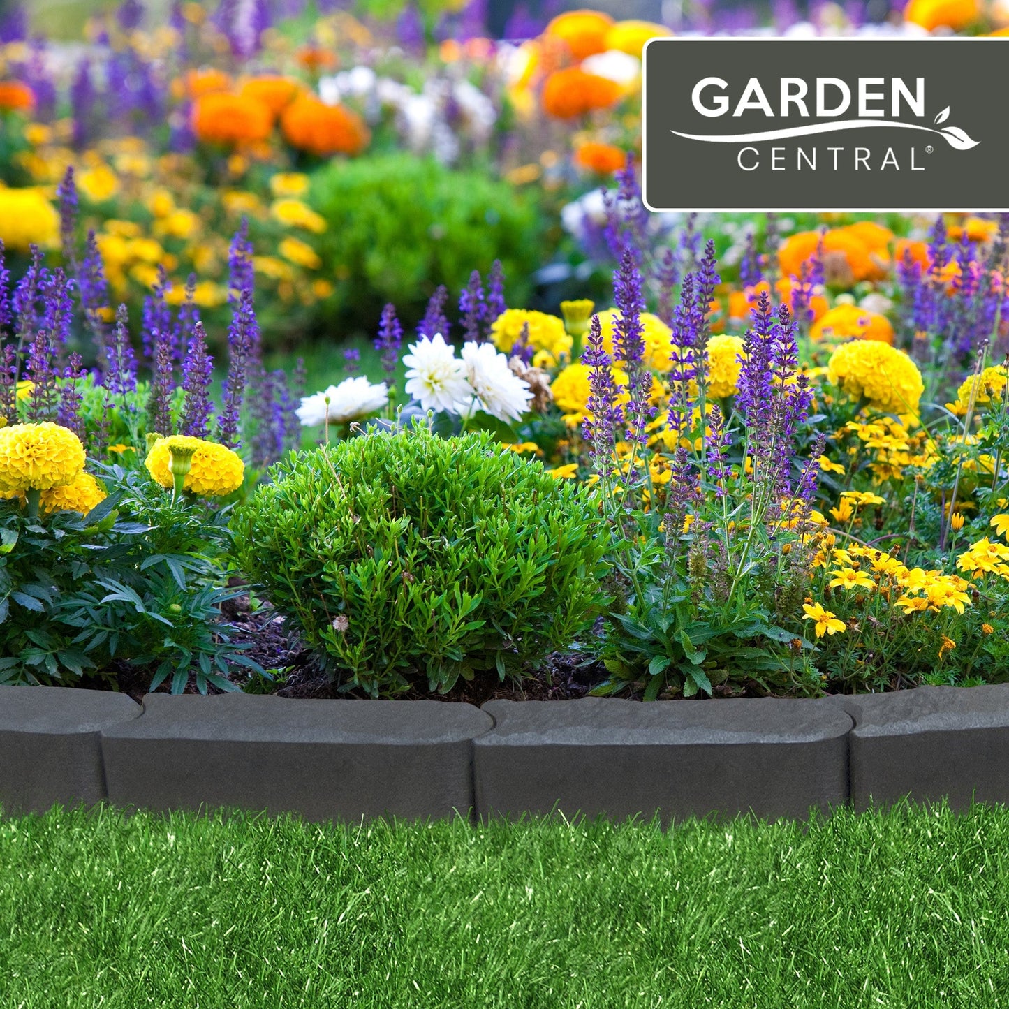 Garden Central 12 Pack 12 "x 4" Stomp Edge Slate Lightweight Garden Borders