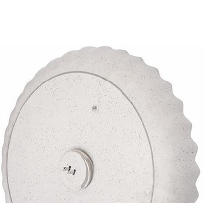 Farm Innovators Outdoor Heated Bird Bath, 120 Watt Stone Birdbath w/ Deck Mount