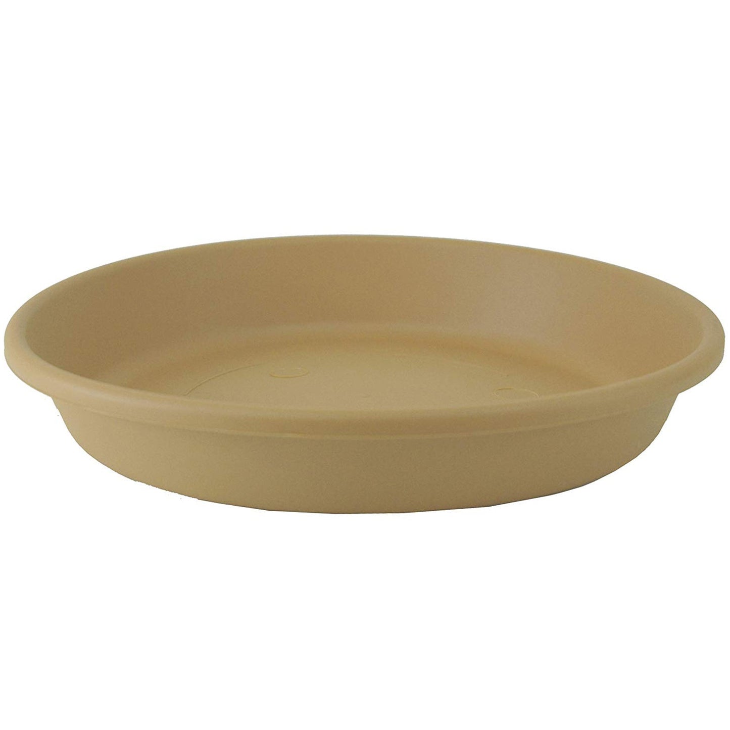 HC Companies Classic 10 Inch Round Flower Pot Plant Saucer, Sandstone (6 Pack)
