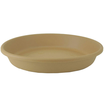 The HC Companies 21 Inch Planter Saucer for Classic Pots, Sandstone, 12 Pack