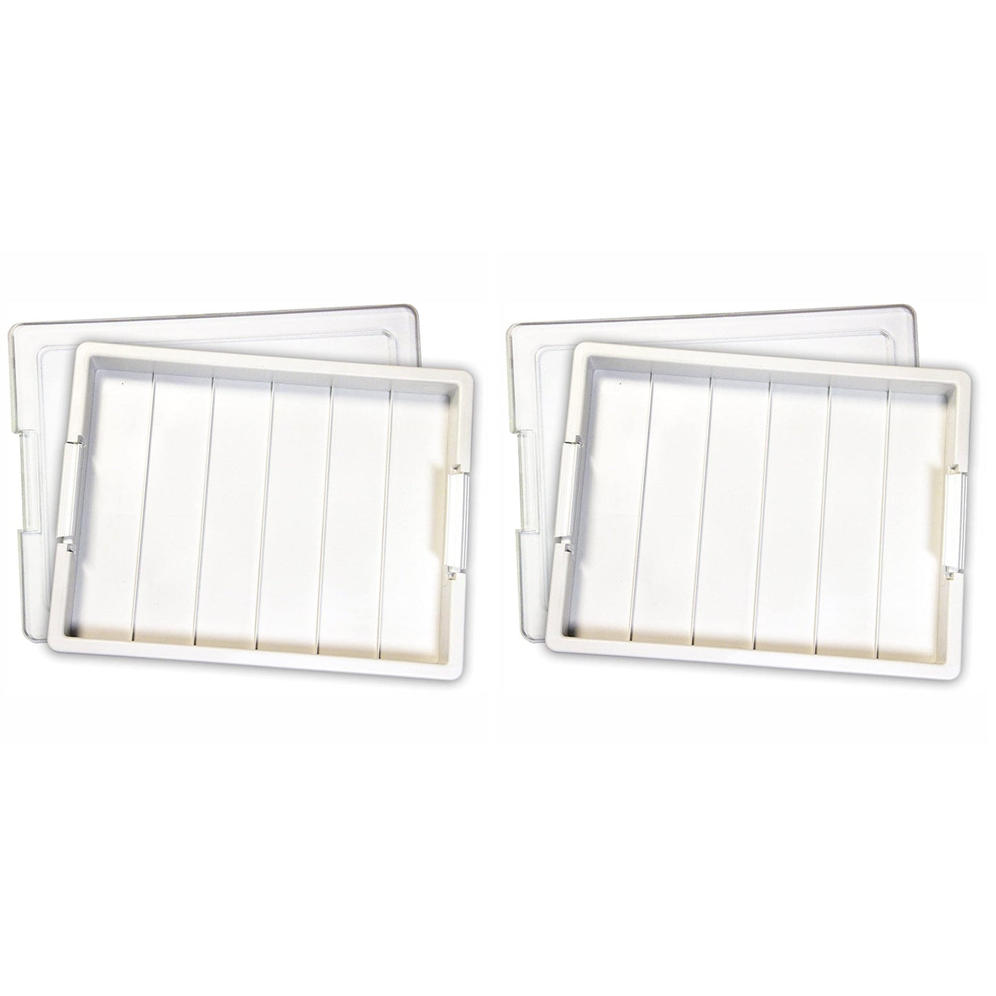 Elizabeth Ward Bead Storage Solutions Craft Supplies Organizer Tray (2 Pack)