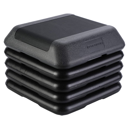 HolaHatha Aerobic High Step Platform, Home Gym Fitness Equipment with Risers