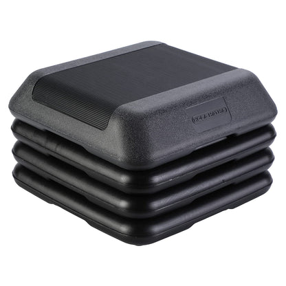 HolaHatha Aerobic High Step Platform, Home Gym Fitness Equipment with Risers